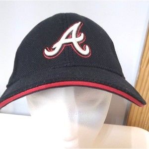 Atlanta Braves MLB Polyester New Era Baseball Cap Hat Size S/M